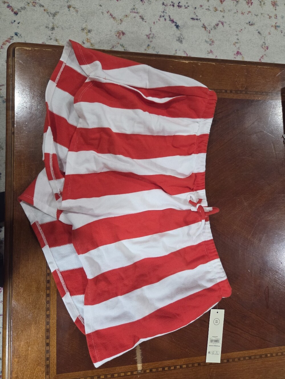 NWT- Striped Terry Cloth Shorts- Xxl(20)